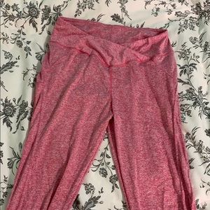 Pink scrunch butt leggings